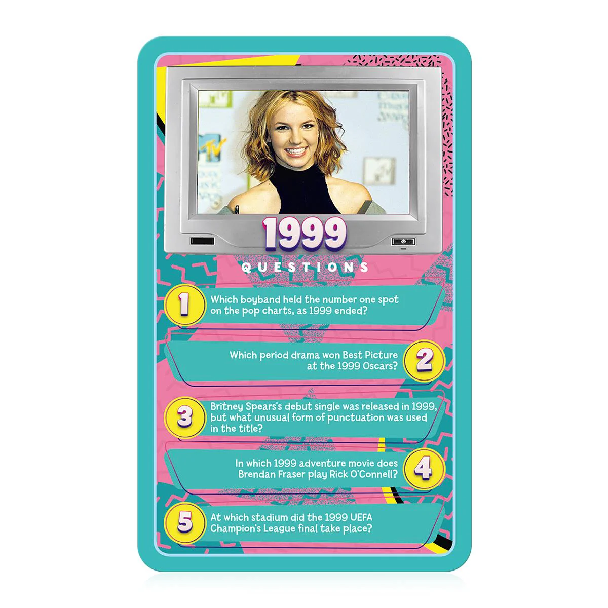 1990's Top Trumps Quiz Card Game - Image 3
