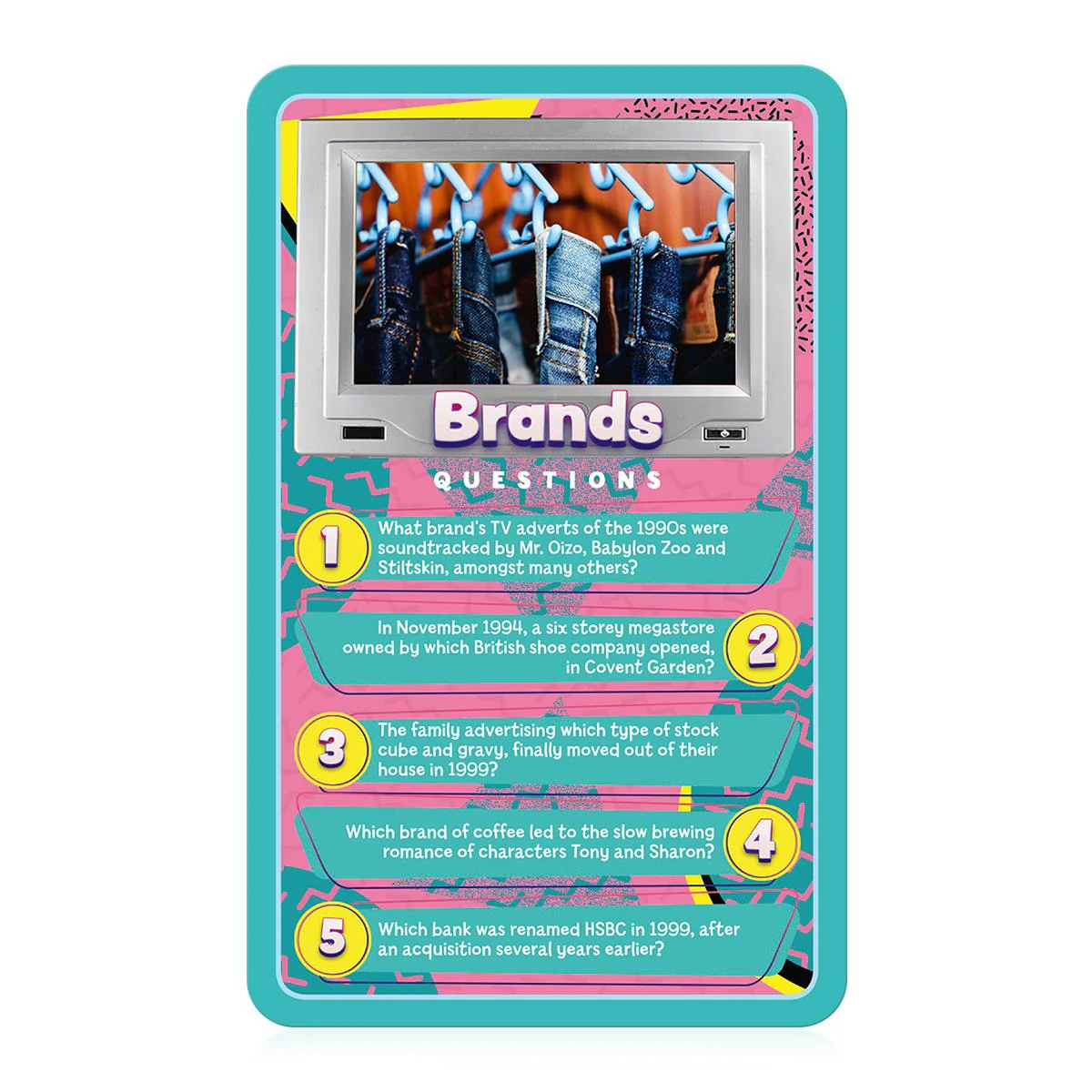 1990's Top Trumps Quiz Card Game - Image 5