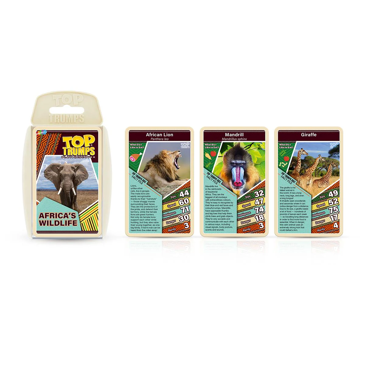 African Wildlife Top Trumps Card Game - Image 5