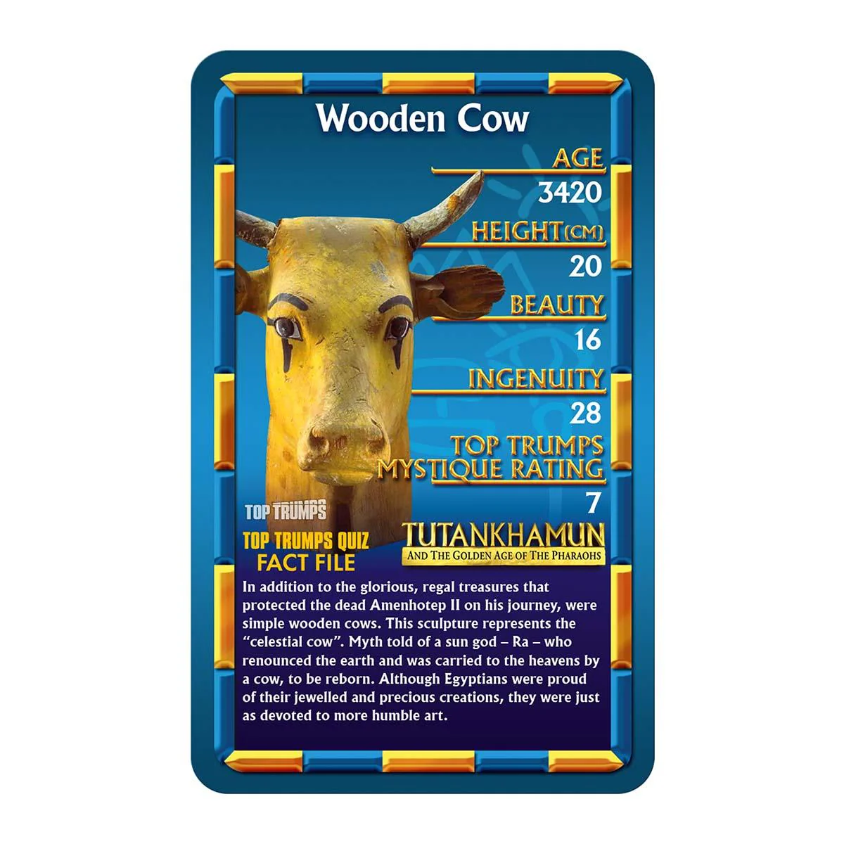 Ancient Egypt 'Tutankhamun and the Golden Age of the Pharaohs' Top Trumps Limited Edition Card Game - Image 3