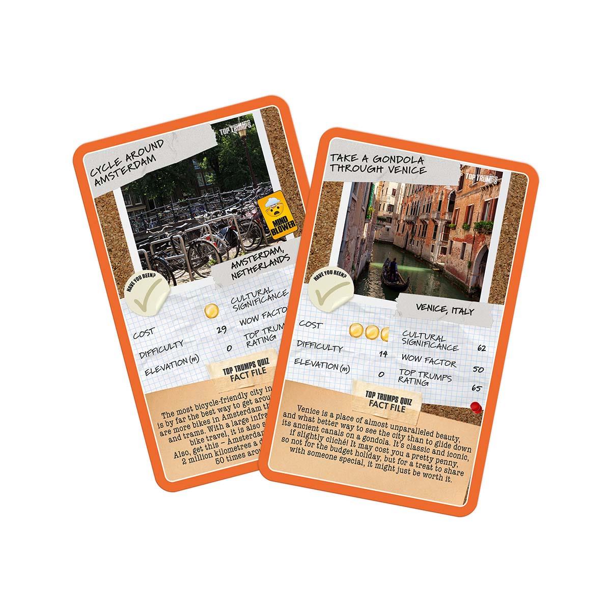 Back Packers' Bucket List Top Trumps Card Game - Image 2
