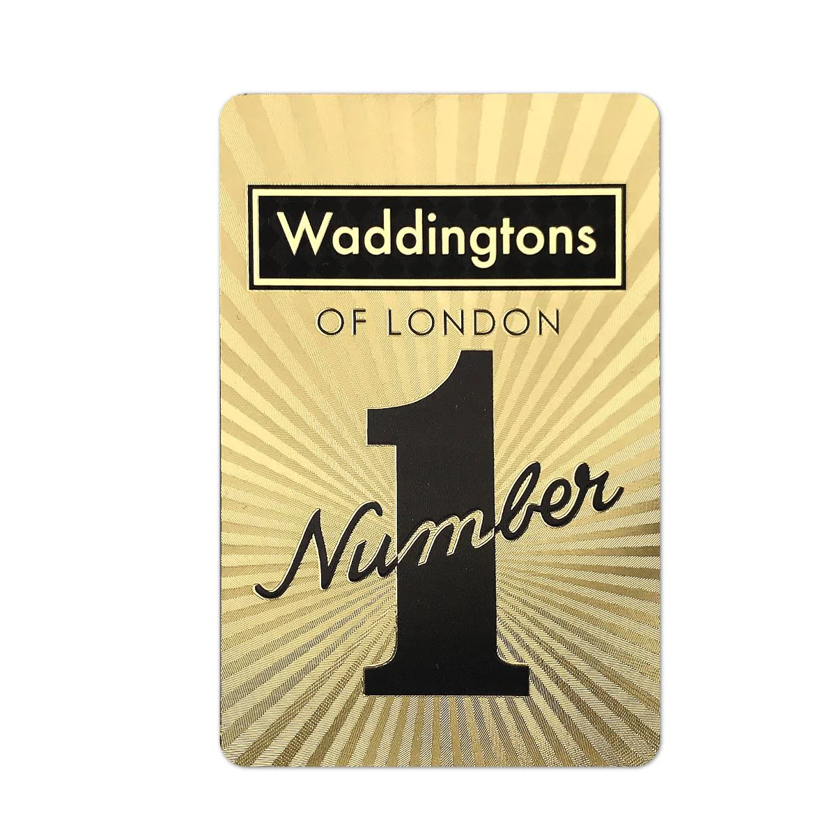 Classic Gold Waddingtons Number 1 Playing Cards - Image 7