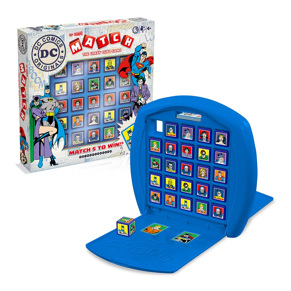 DC Comics Match Top Trumps - The Crazy Cube Game - Image 2