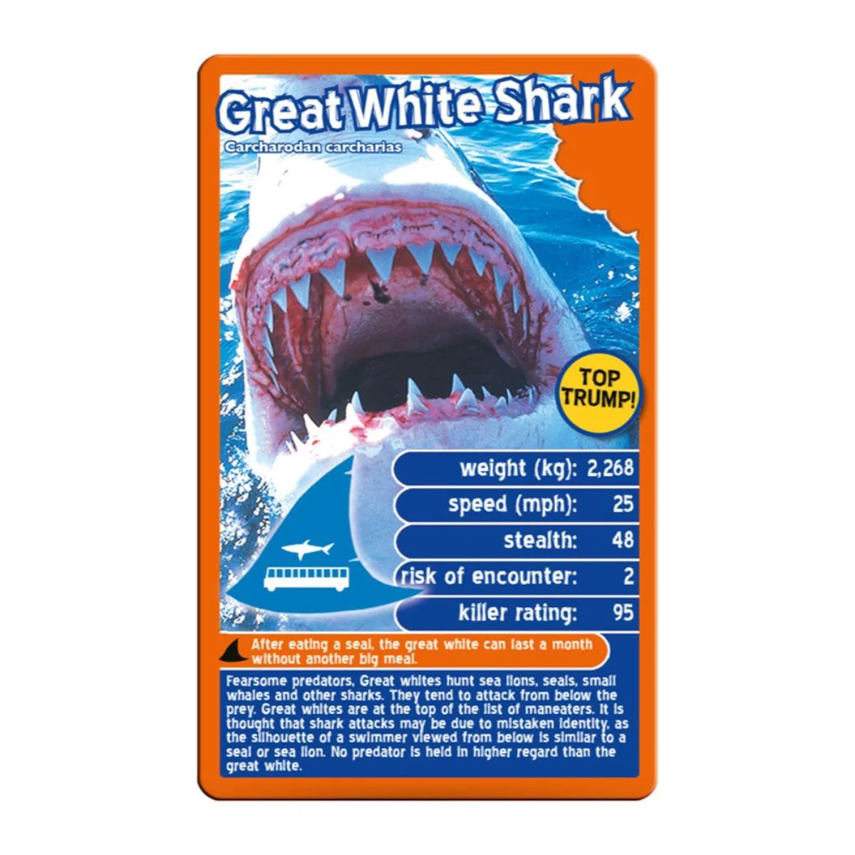 Deadliest Predators Top Trumps Card Game - Image 3