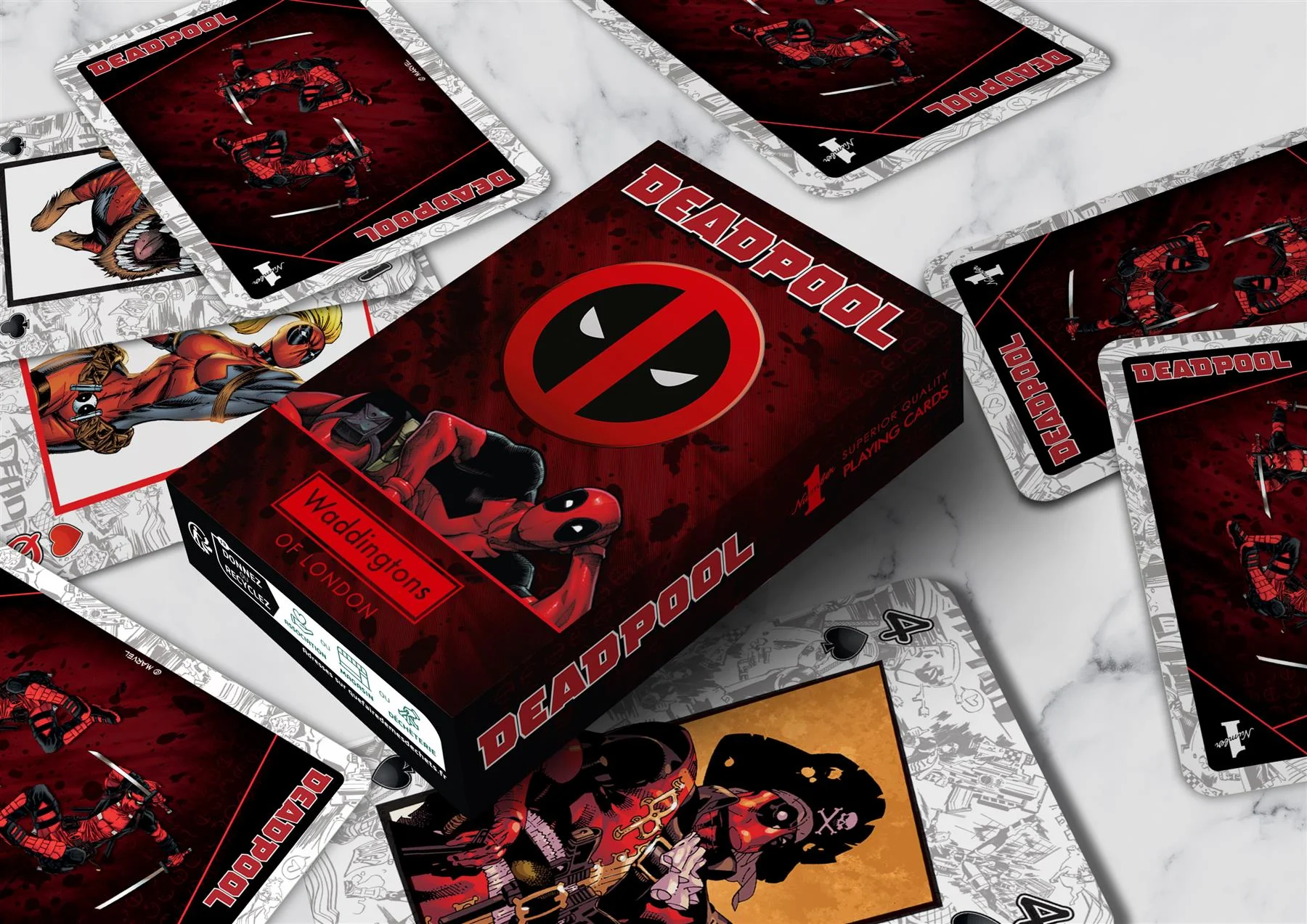 Deadpool Waddingtons Number 1 Playing Cards - Image 2