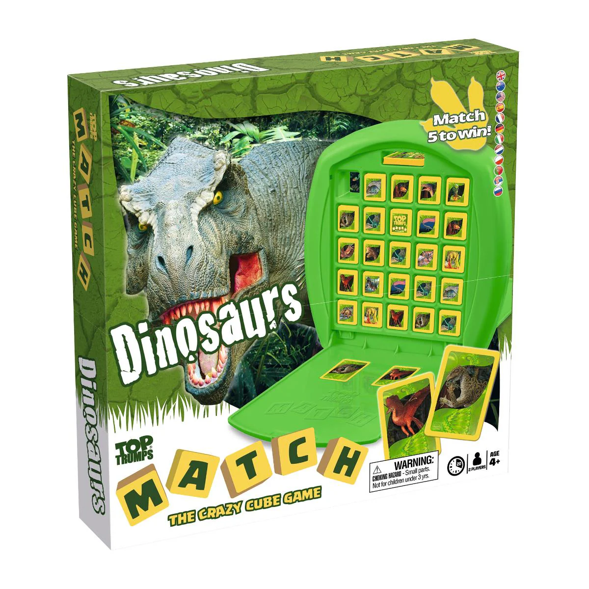 Dinosaurs Top Trumps Match - The Crazy Cube Game
