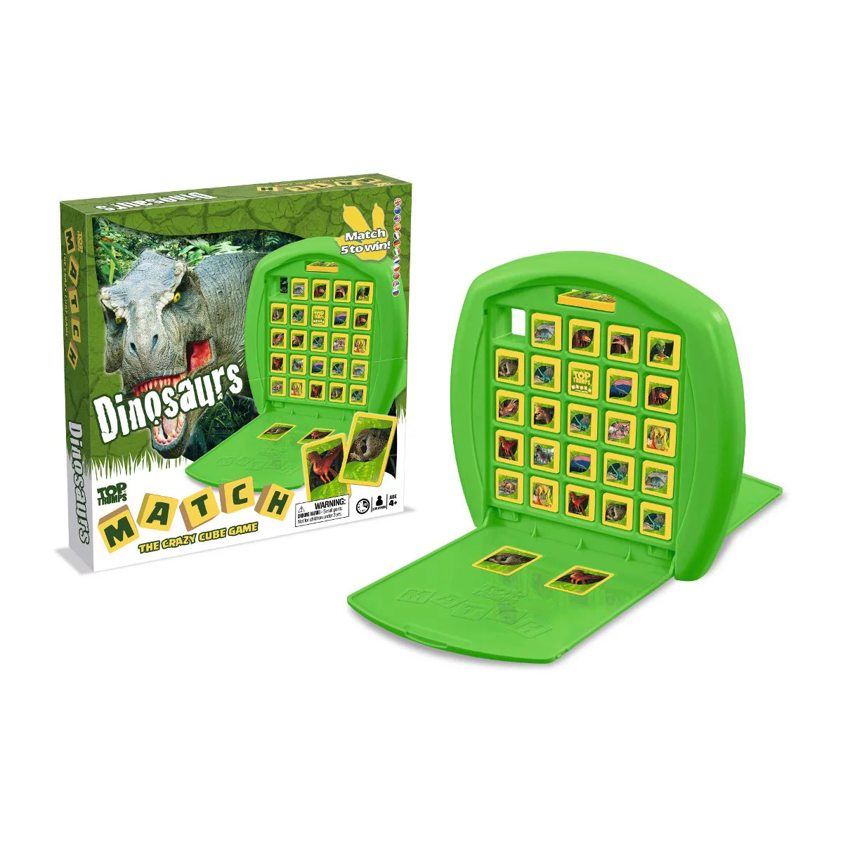 Dinosaurs Top Trumps Match - The Crazy Cube Game - Image 2