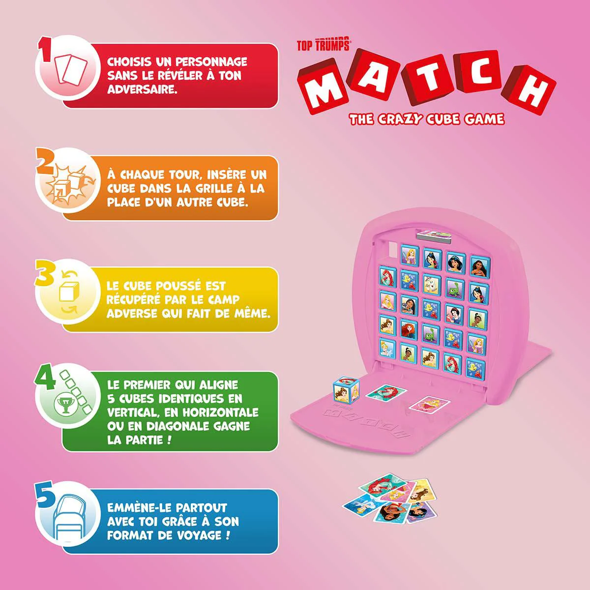 Disney Princess Top Trumps Match - The Crazy Cube Game - Image 6