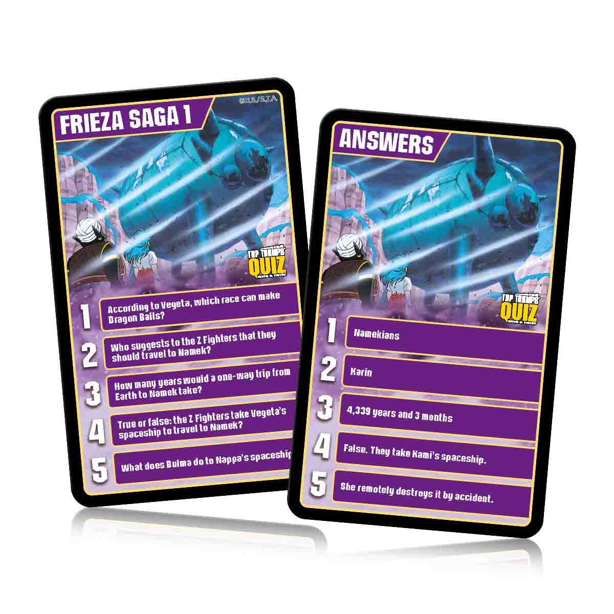 Dragon Ball Z Top Trumps Quiz Card Game - Image 3