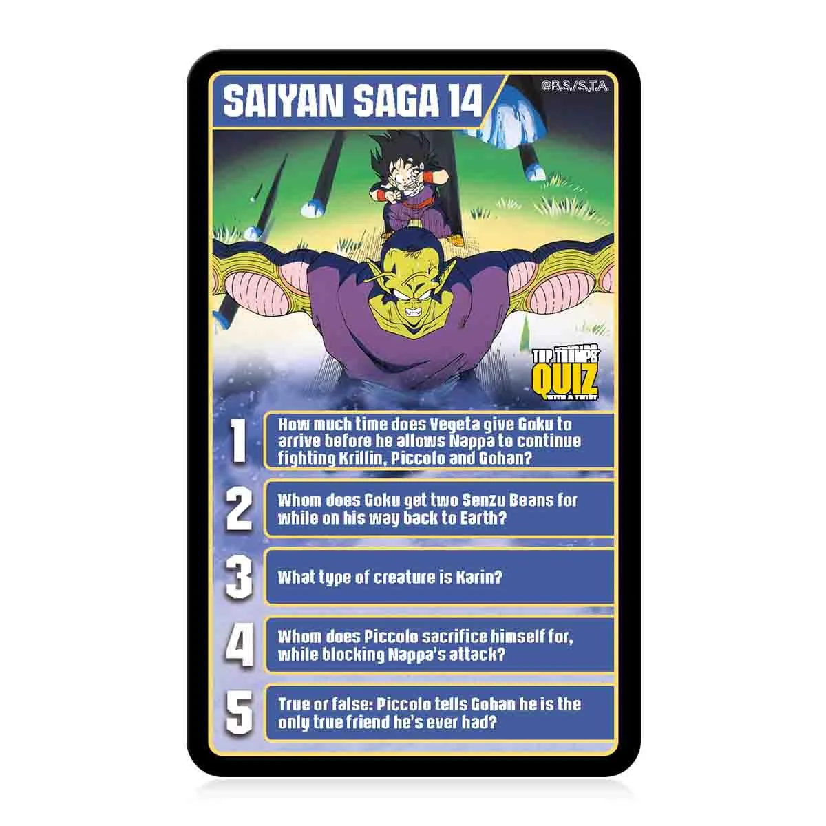 Dragon Ball Z Top Trumps Quiz Card Game - Image 4