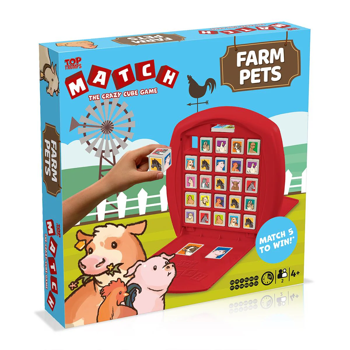 Farm Pets Top Trumps Match - The Crazy Cube Game