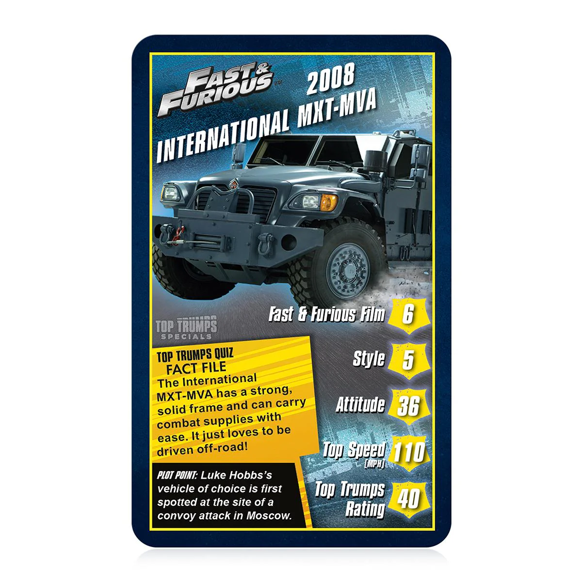 Fast & Furious Top Trumps Card Game - Image 4