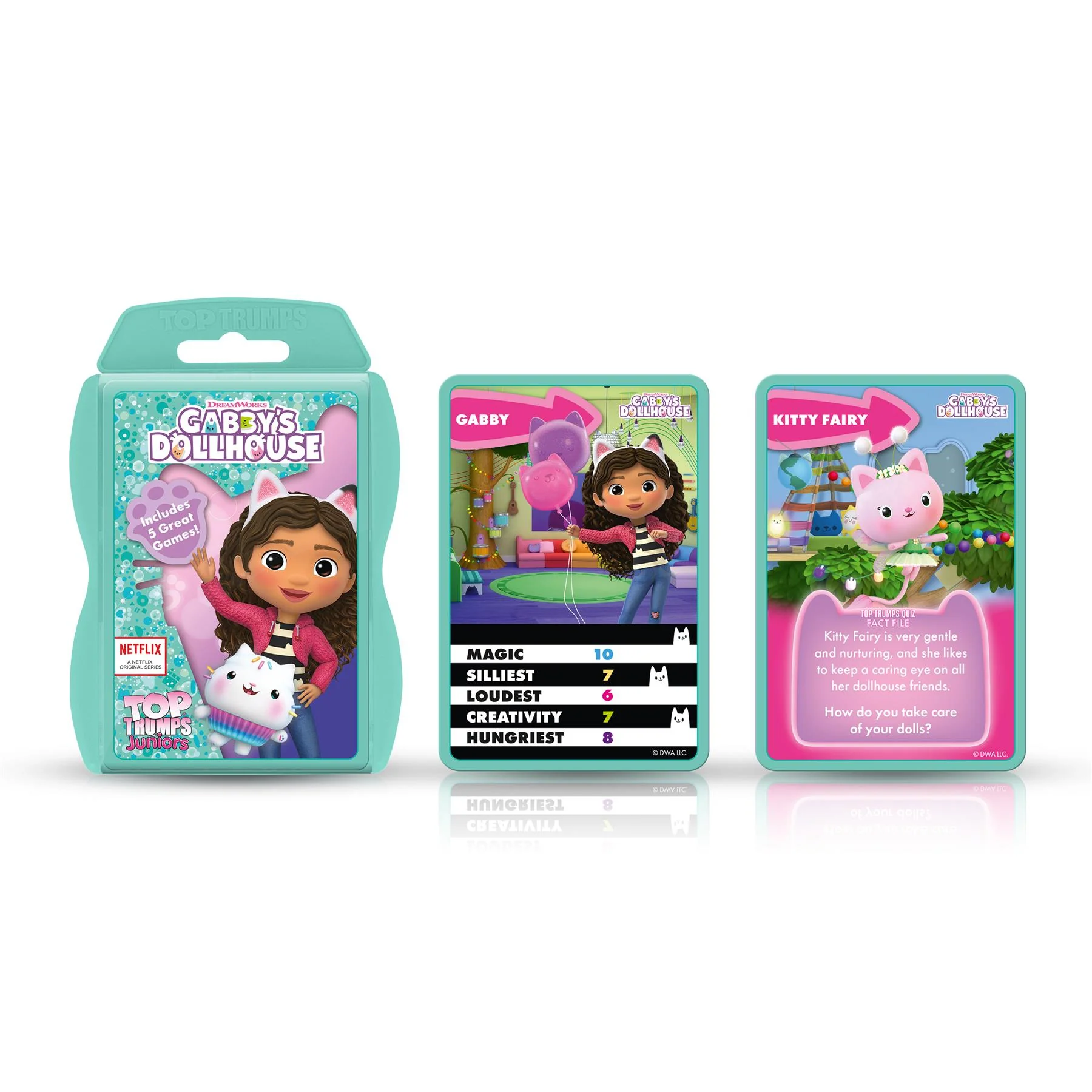 Gabby's Dollhouse Top Trumps Junior Card Game - Image 5