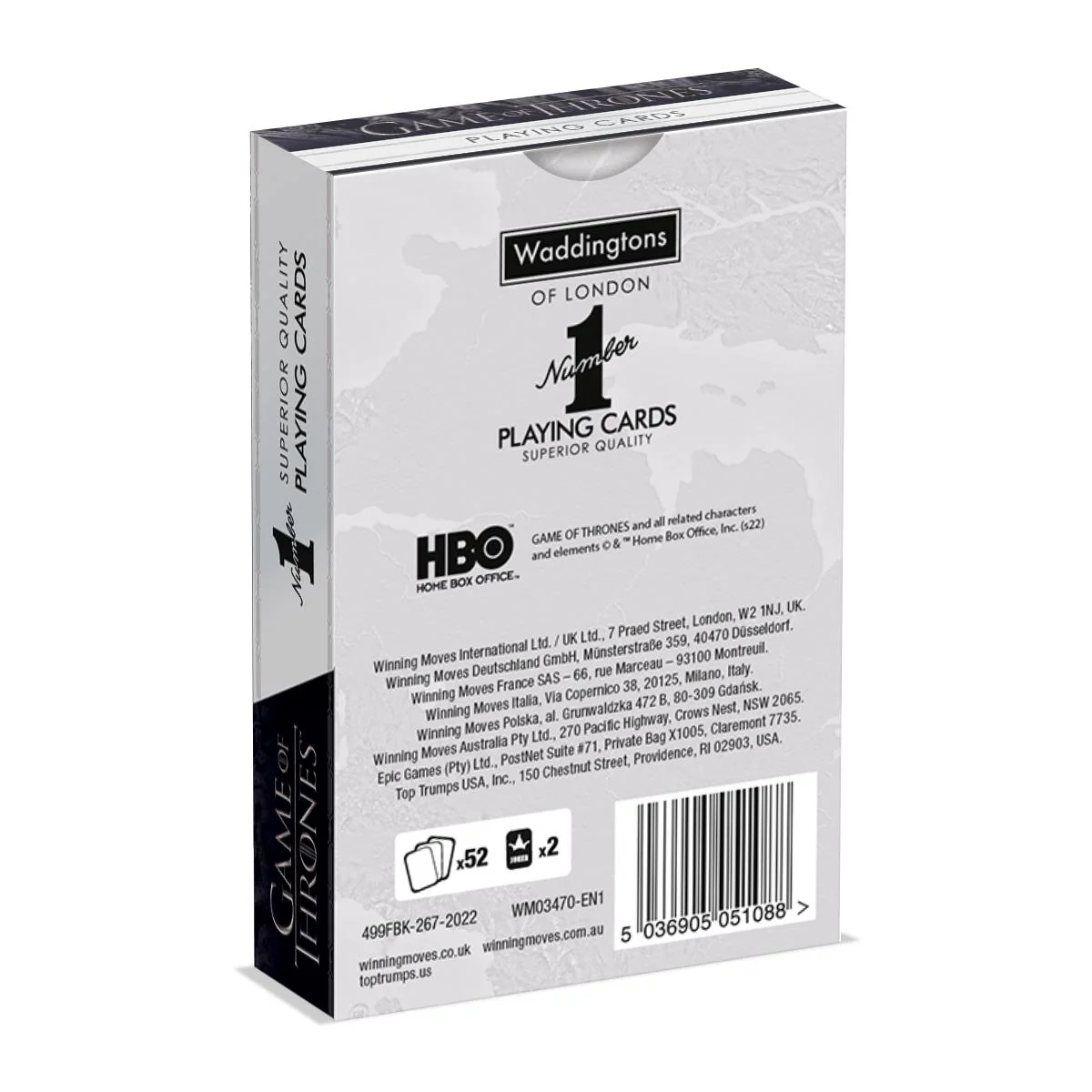 Game of Thrones Waddingtons Number 1 Playing Cards - Image 6
