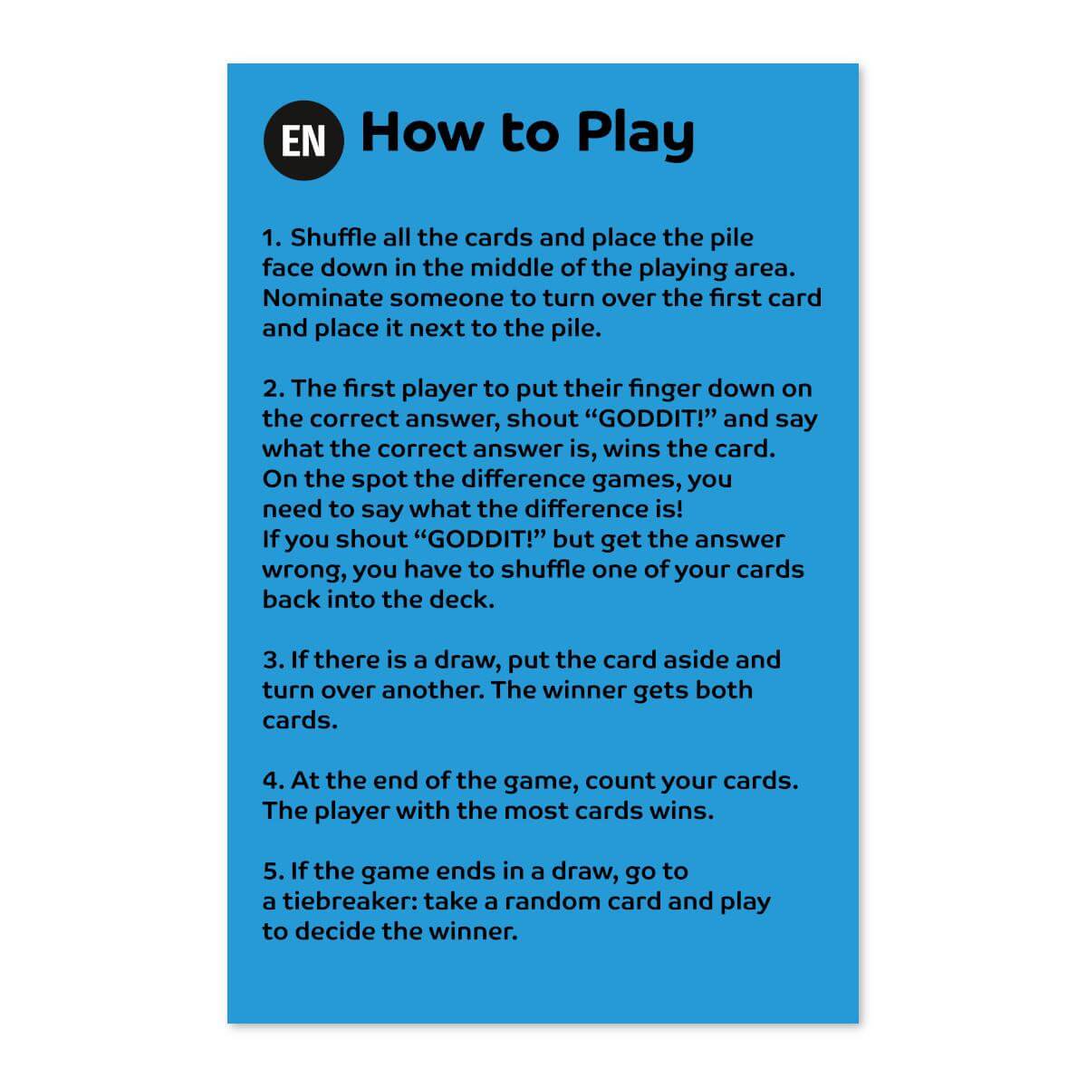 Goddit! Top Trumps Card Game - Image 6