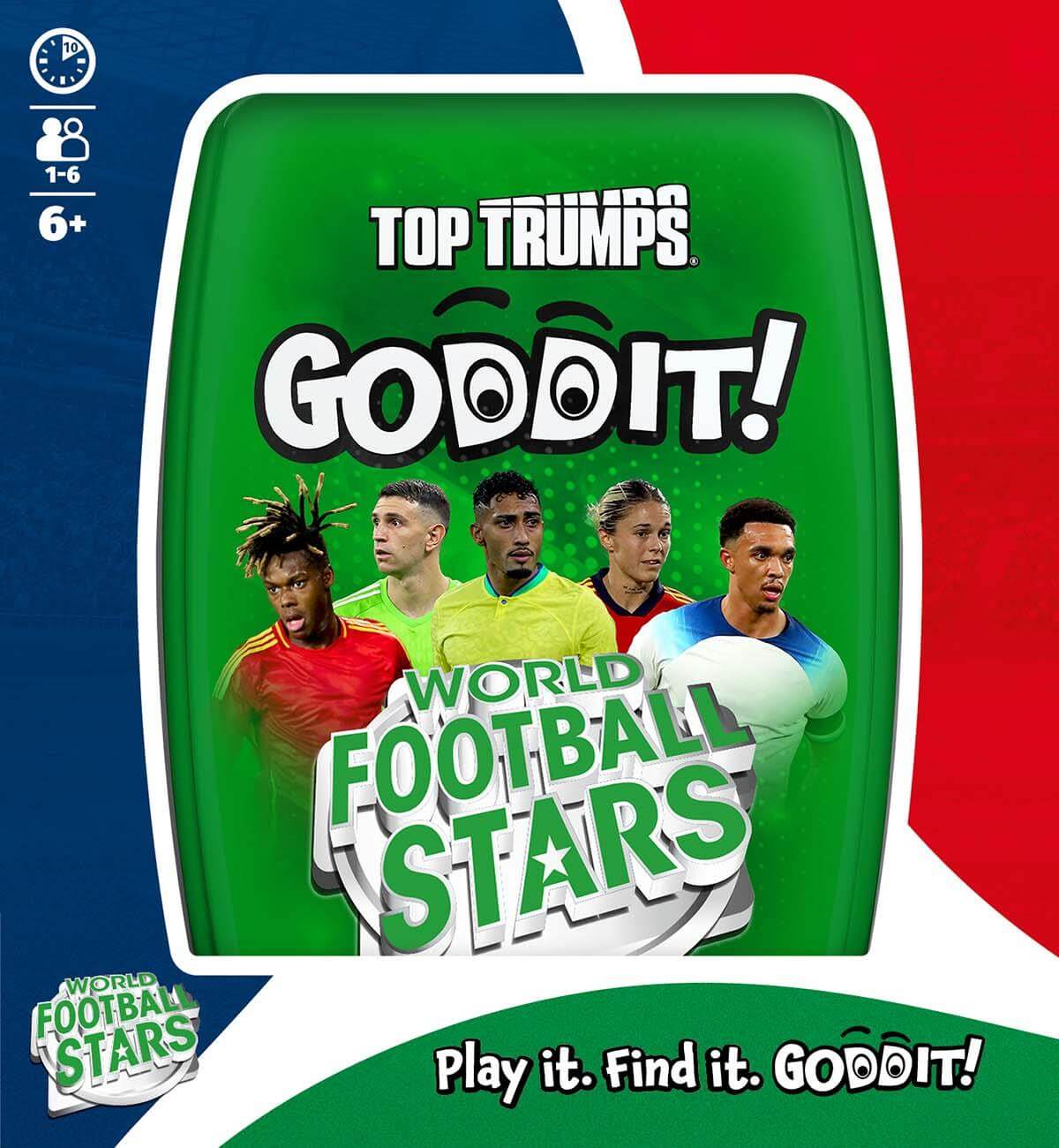 Goddit! World Football Stars Top Trumps Card Game - Image 4