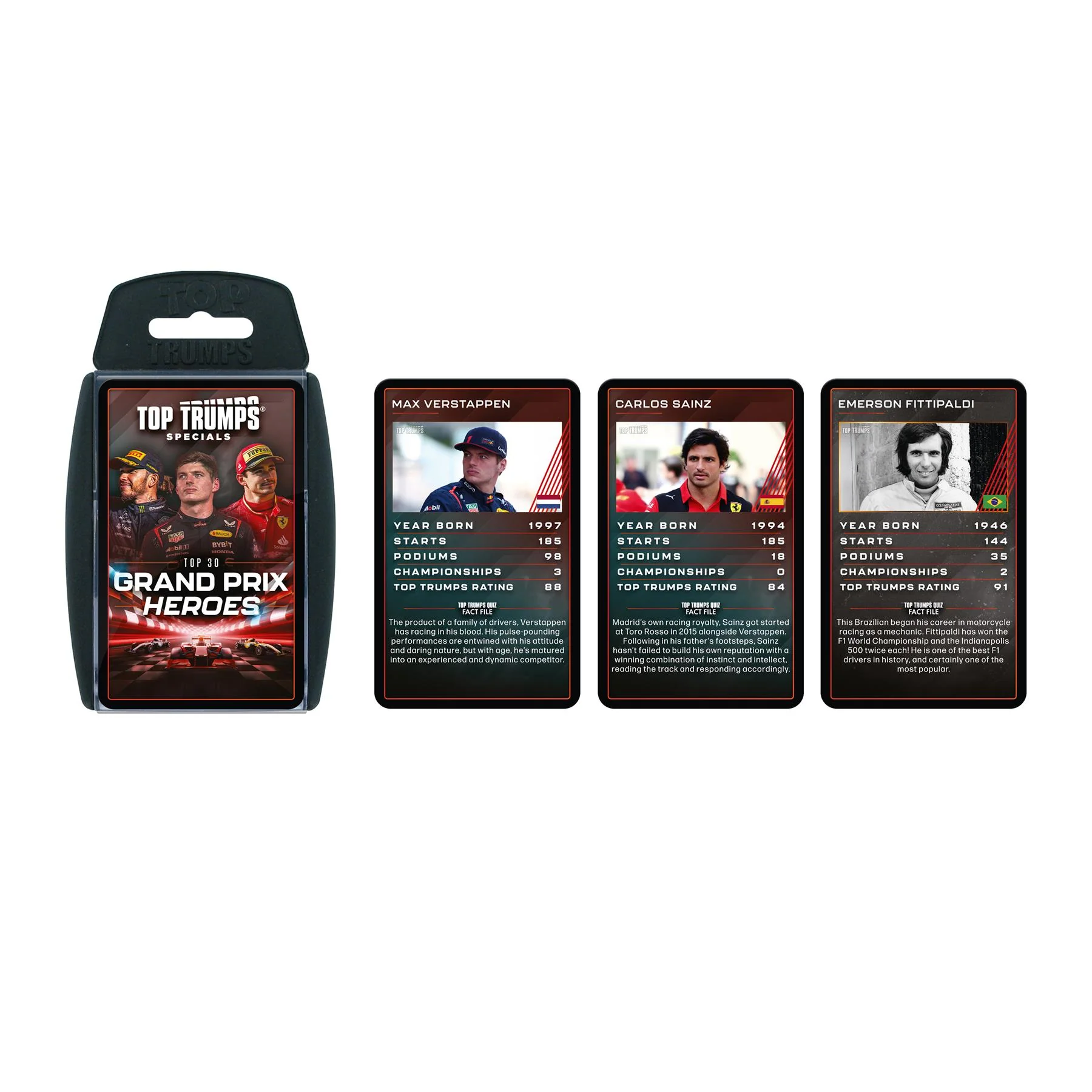 Grand Prix Heroes Top Trumps Card Game - Image 5