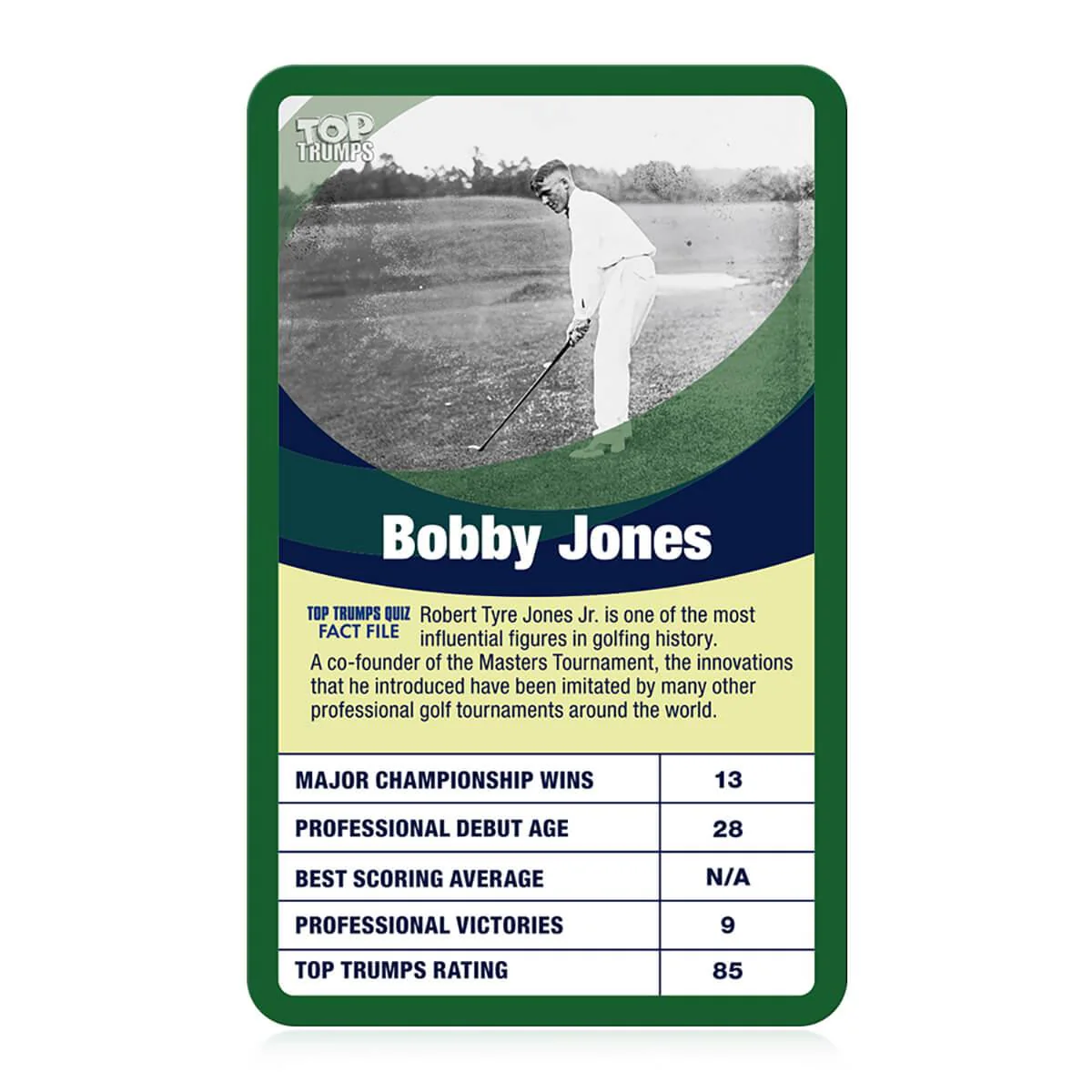 Greatest Golfers Top Trumps Card Game | Top 30 Golf Legends - Image 2