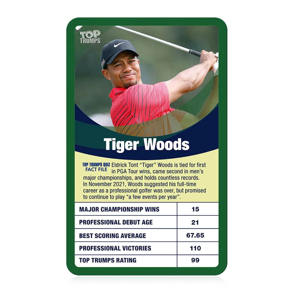 Greatest Golfers Top Trumps Card Game | Top 30 Golf Legends - Image 3