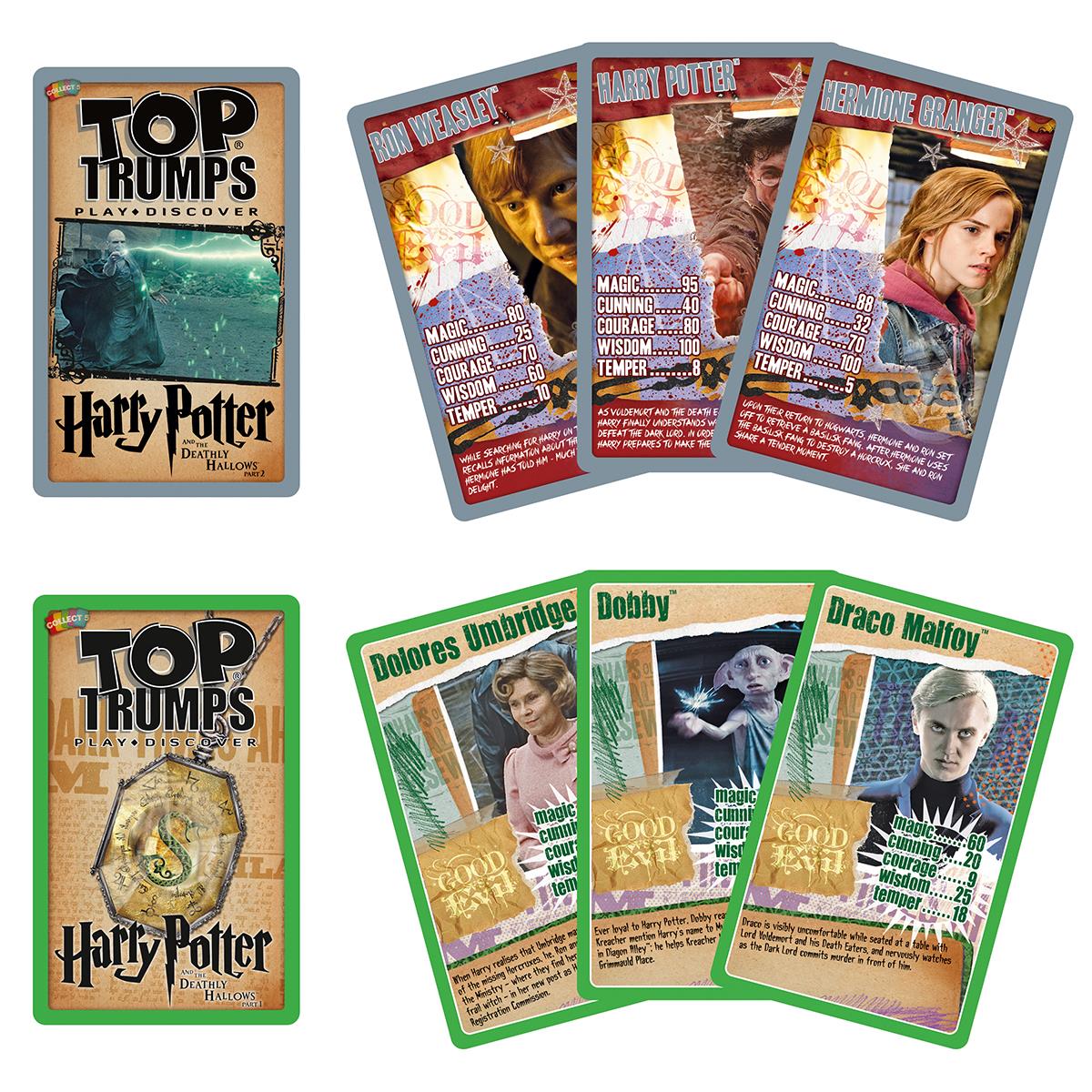 Harry Potter Slytherin Top Trumps Card Game Collectors Tin - Image 3