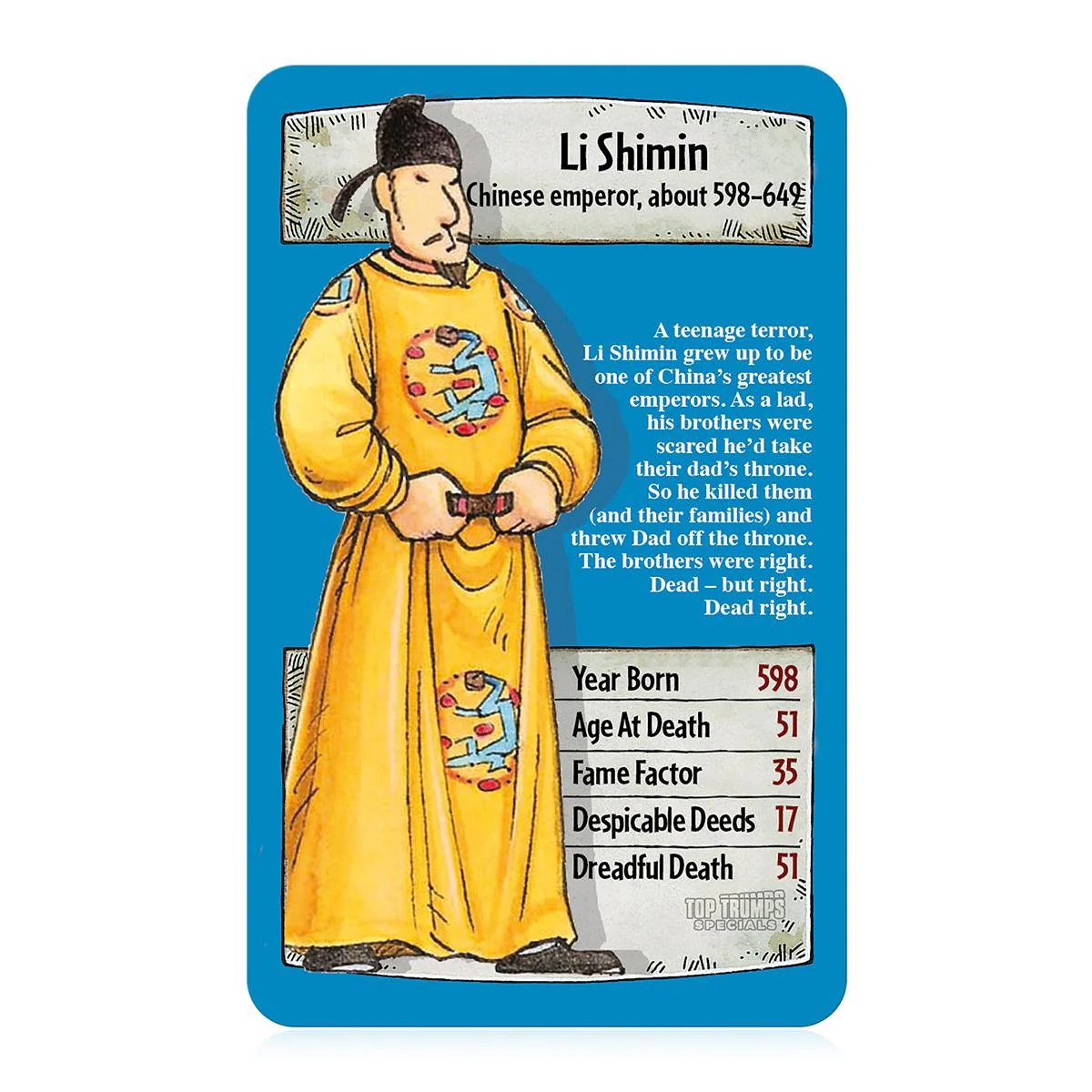 Horrible Histories Top Trumps Card Game - Image 4