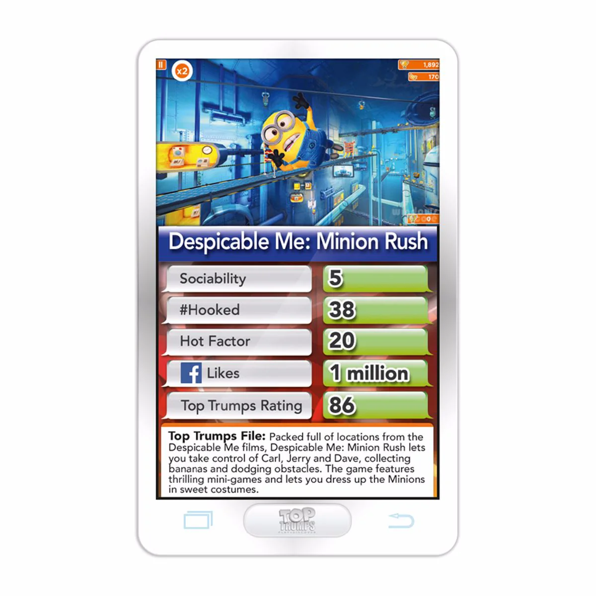 Hottest Top 30 Apps Top Trumps Card Game - Image 3