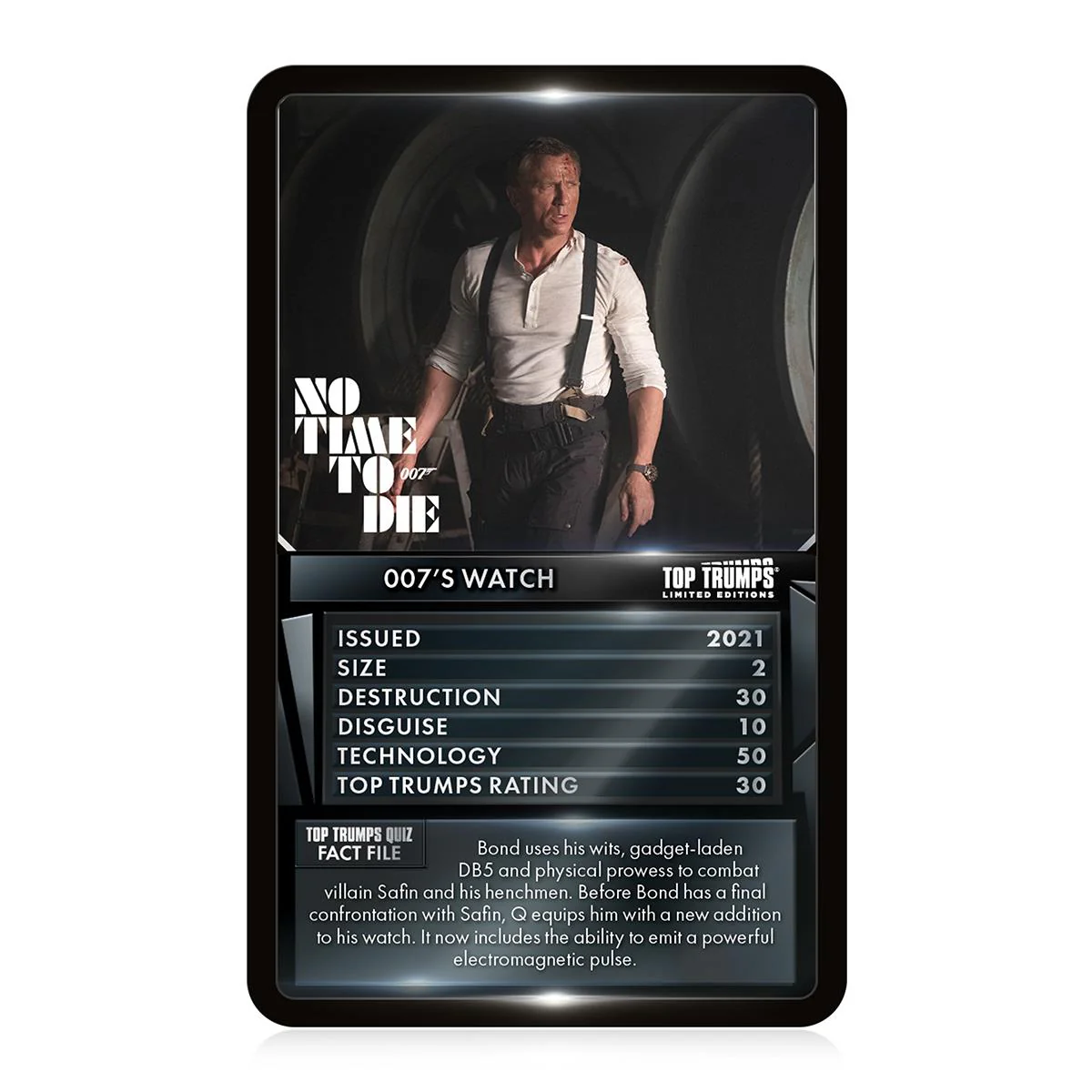 James Bond Gadgets & Vehicles Top Trumps Card Game - Image 3