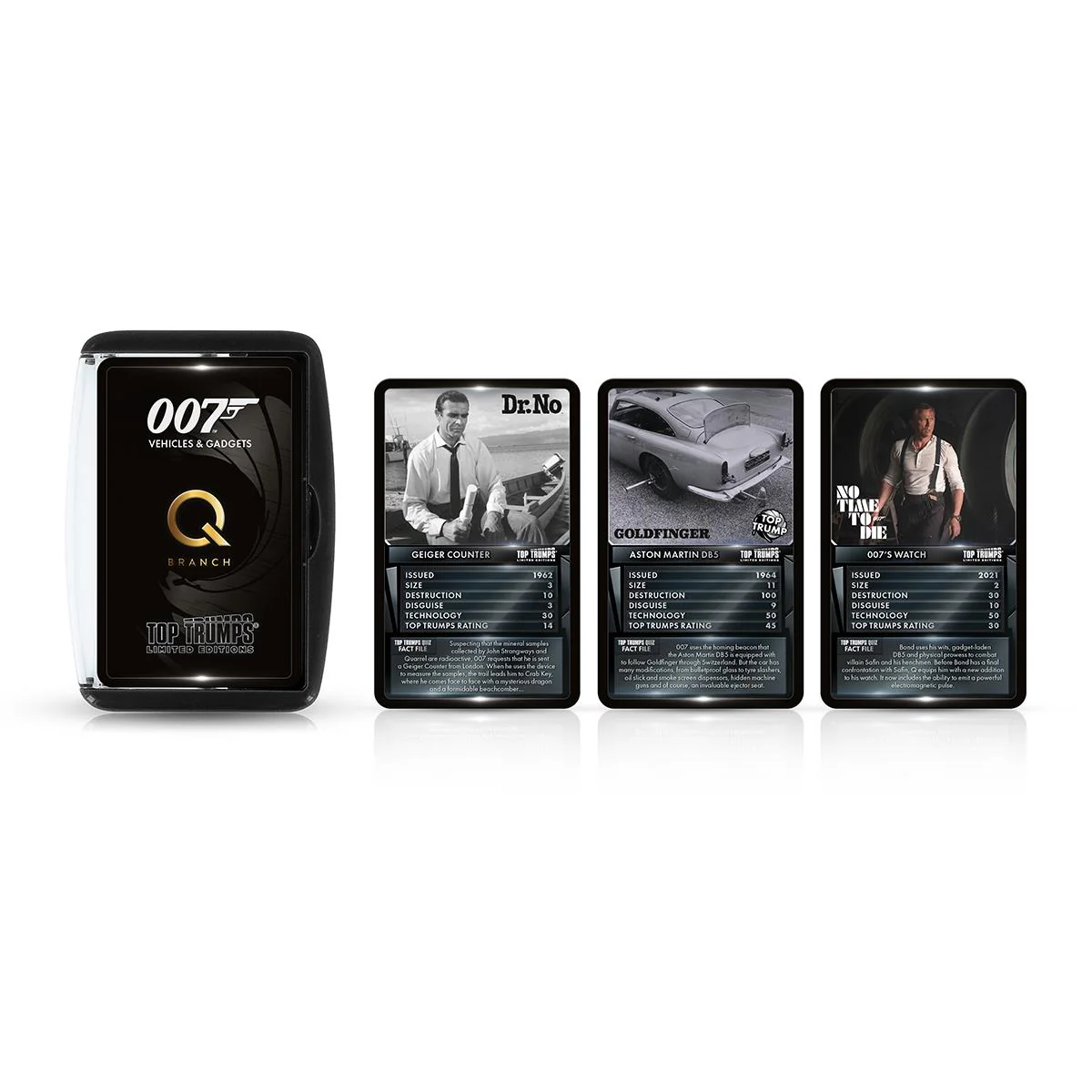 James Bond Gadgets & Vehicles Top Trumps Card Game - Image 5