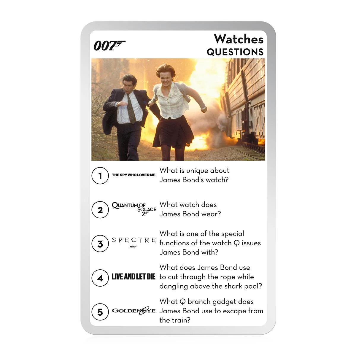 James Bond Top Trumps Quiz Game Card Game - Image 3