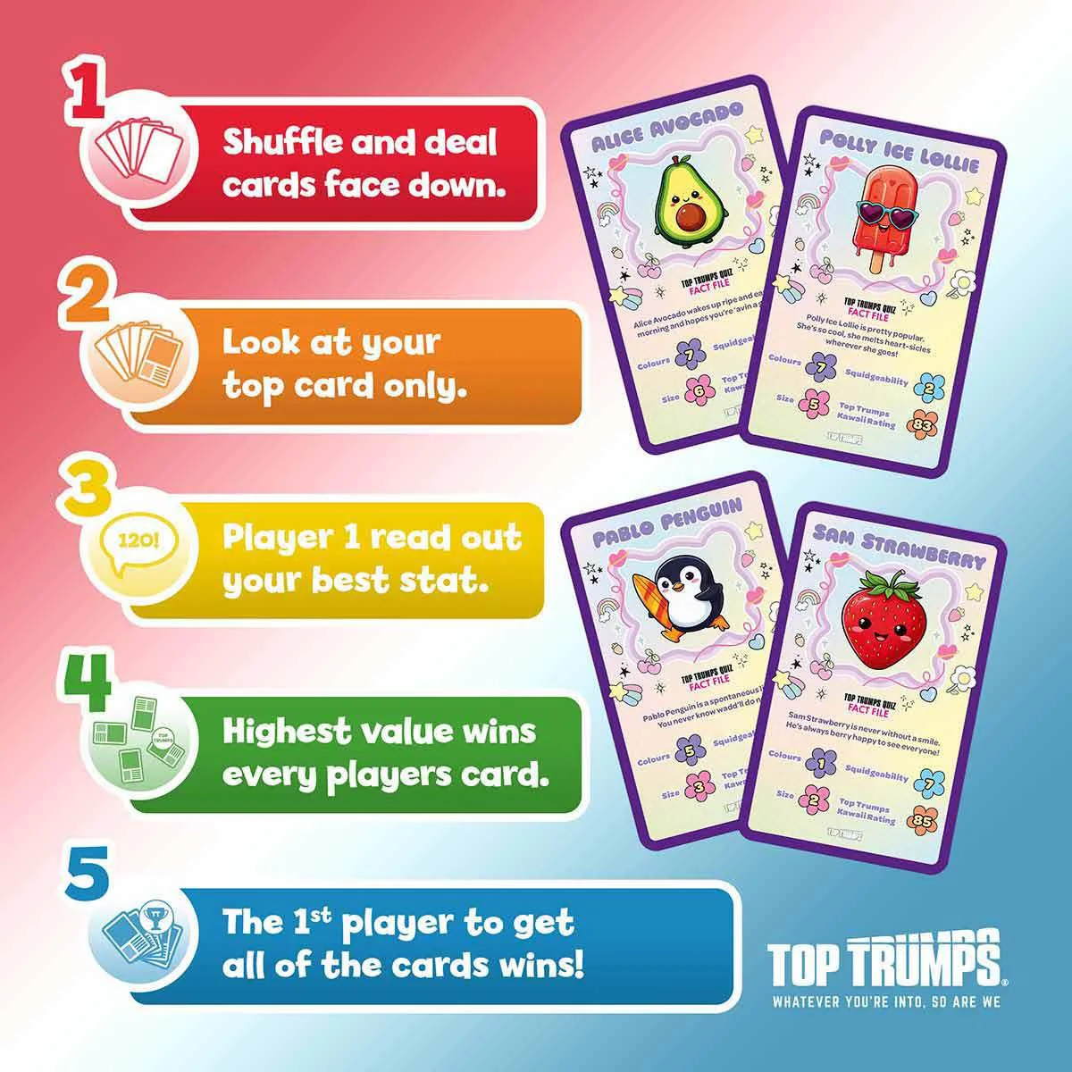 Kawaii Top Trumps Card Game - Image 5