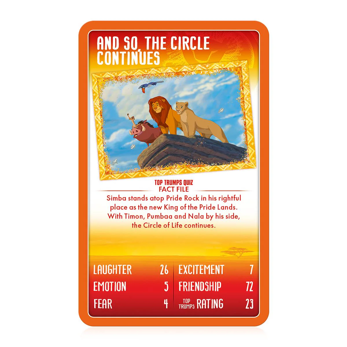 Lion King Top Trumps Card Game - Image 3