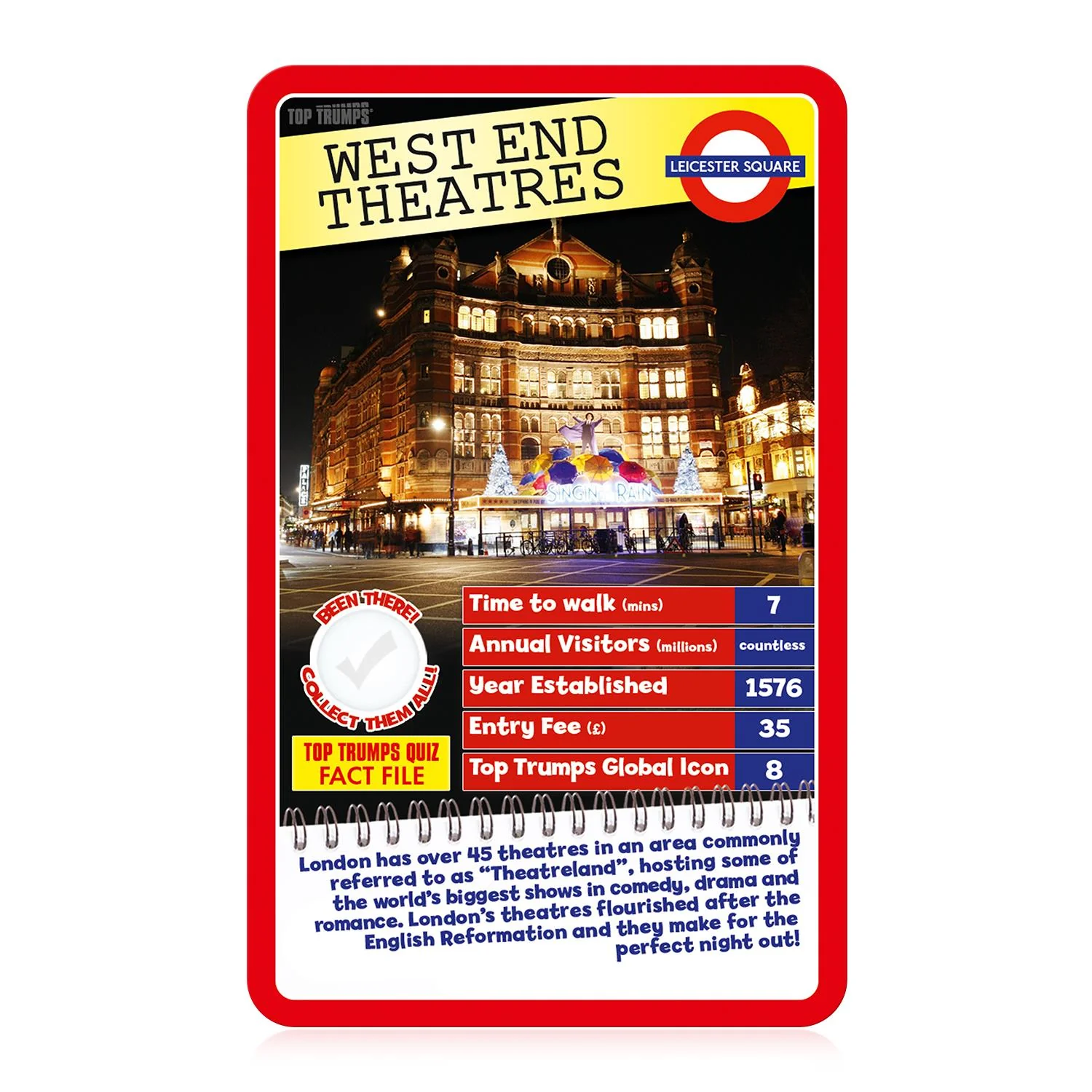 London 30 Things to See Top Trumps Card Game - Image 3