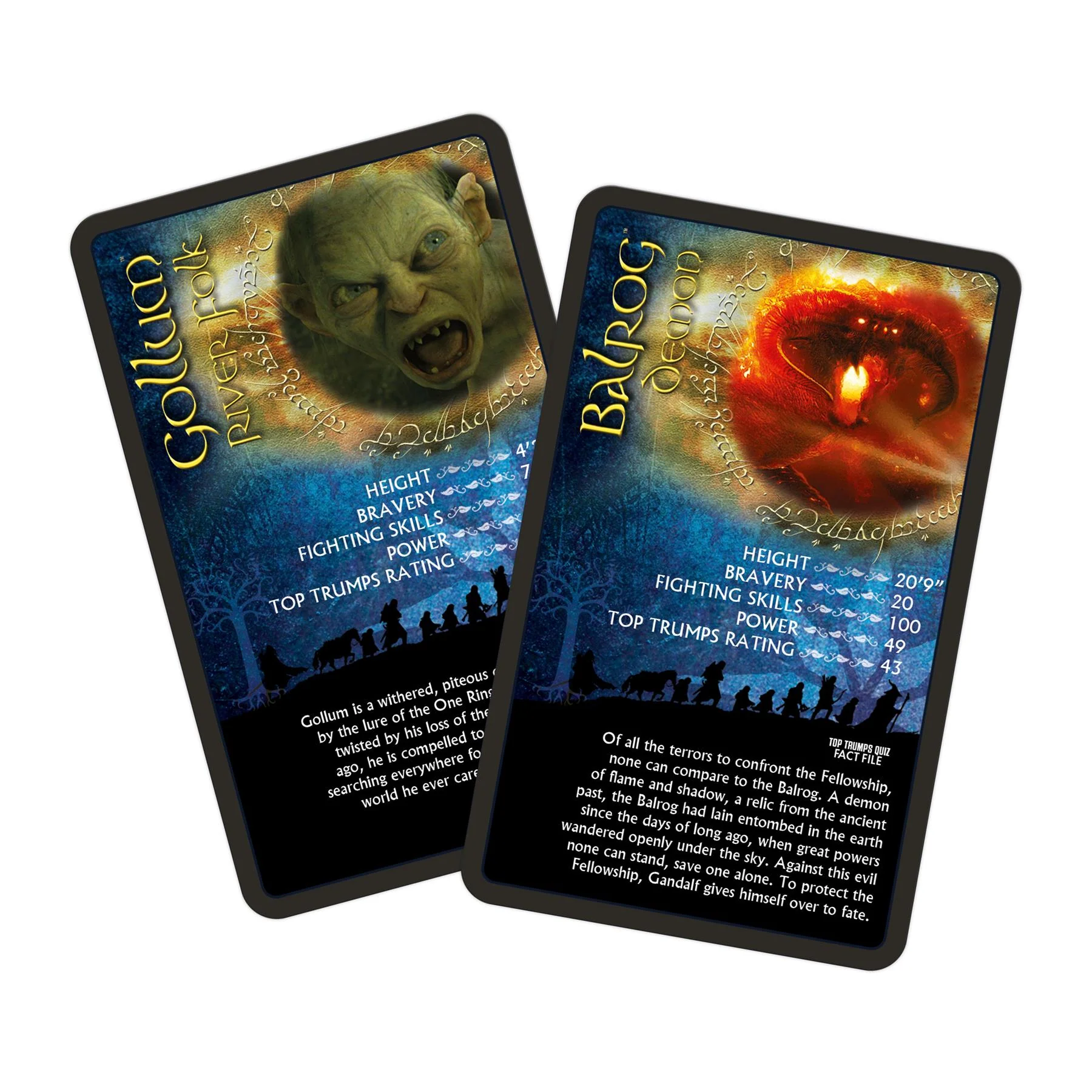 Lord of the Rings Top Trumps Battle Mat Card Game - Image 3