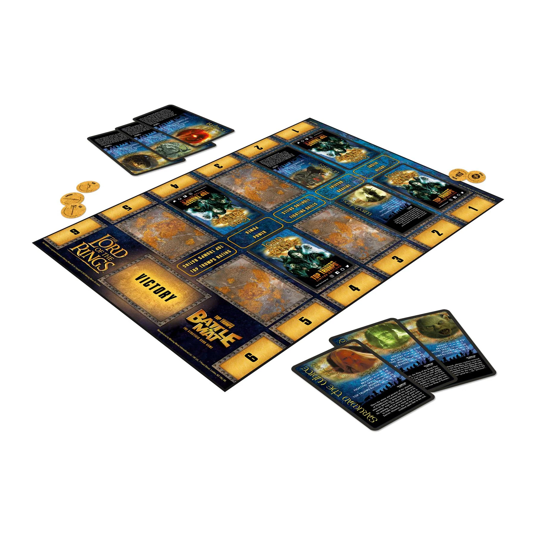 Lord of the Rings Top Trumps Battle Mat Card Game - Image 4