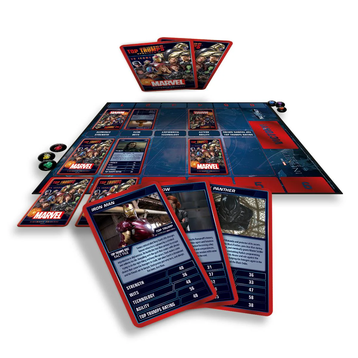 Marvel Top Trumps Battle Mat Card Game - Image 3