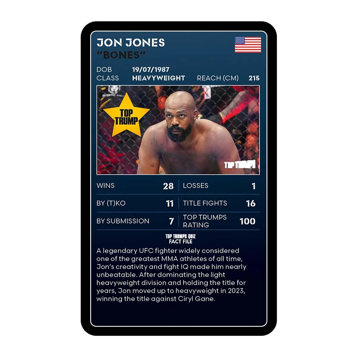 MMA Mixed Martial Arts Top Trumps Limited Edition Card Game - Image 2