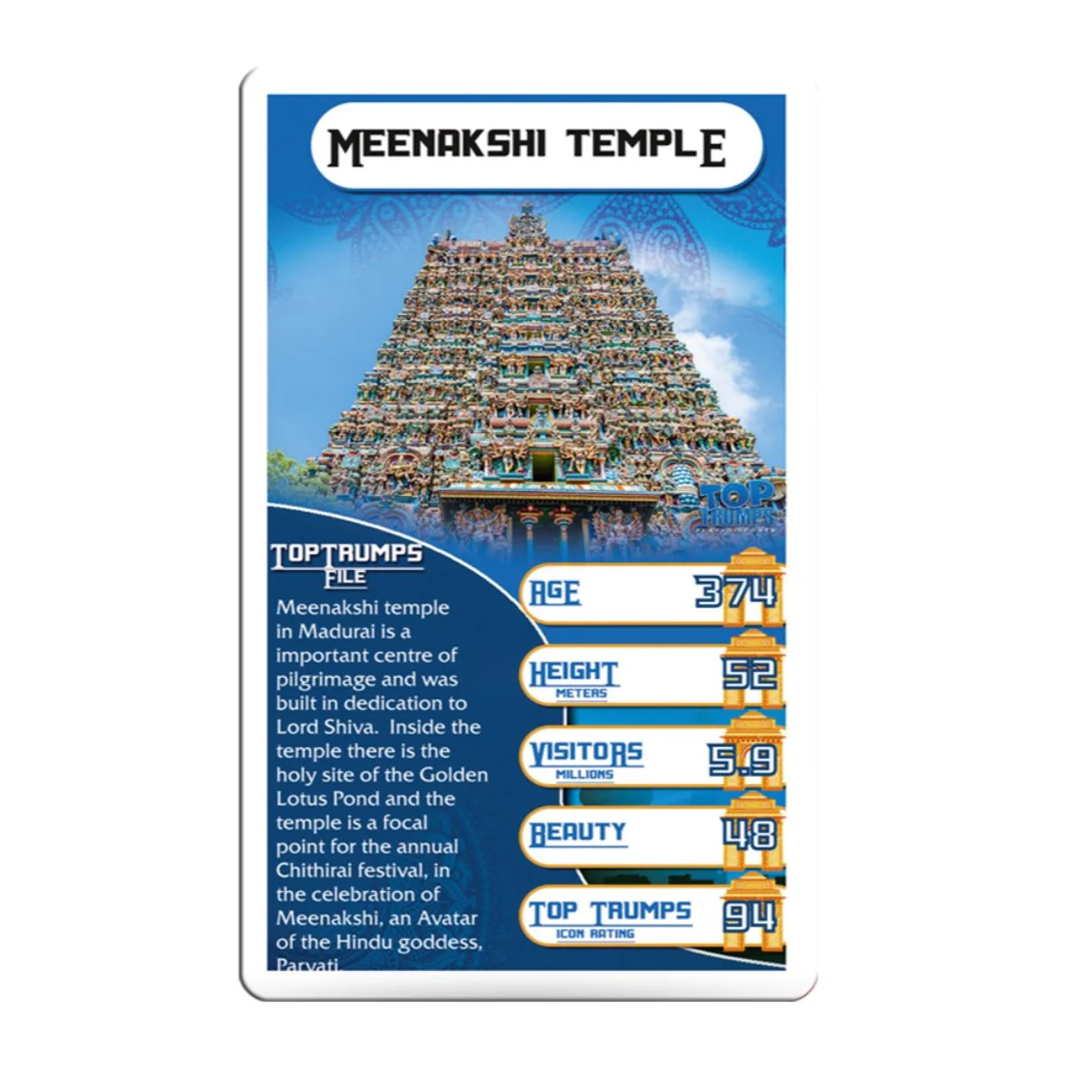 Monuments of India Top Trumps Card Game - Image 2