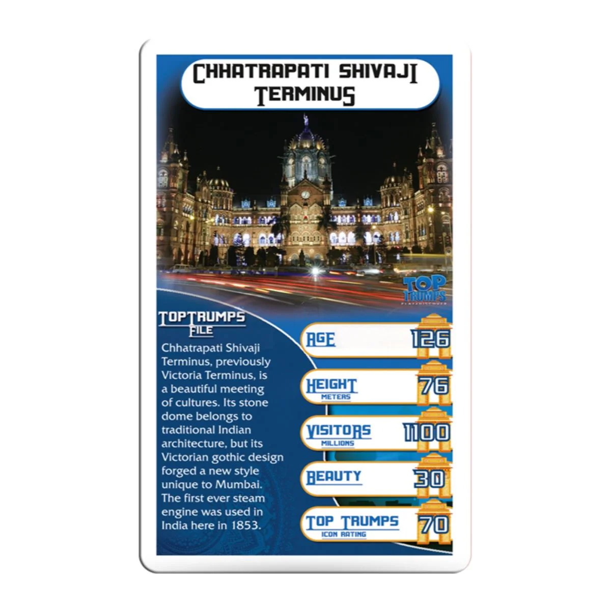 Monuments of India Top Trumps Card Game - Image 3