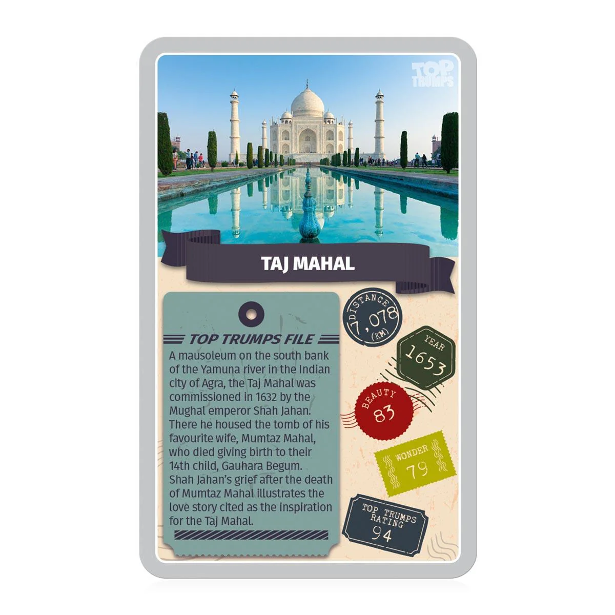 Monuments of the World Top Trumps Card Game - Image 2