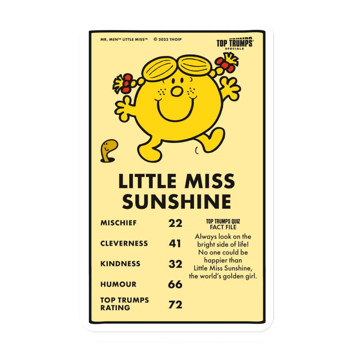 Mr Men & Little Miss Top Trumps Card Game - Image 3