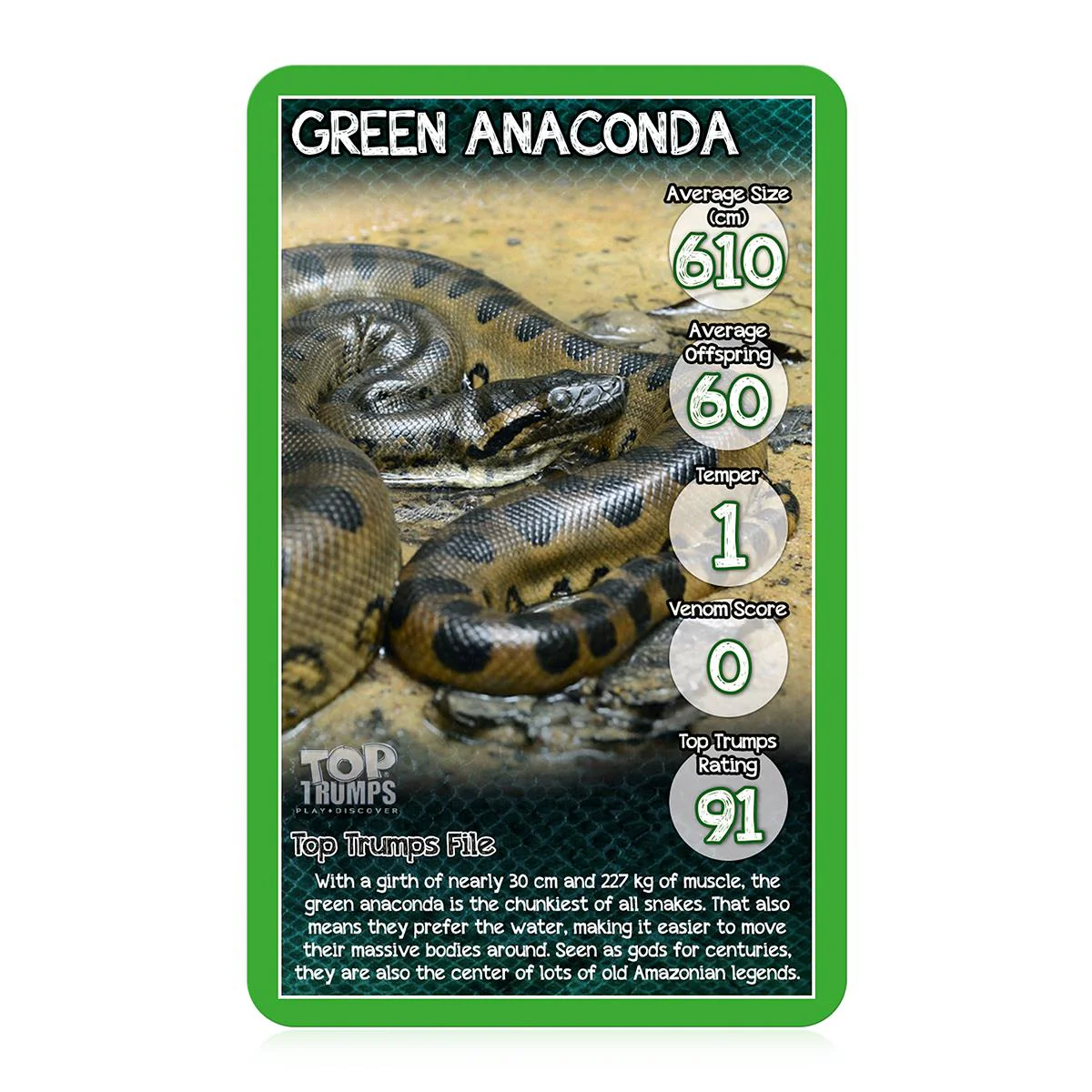 Snakes Top Trumps Card Game - Image 3