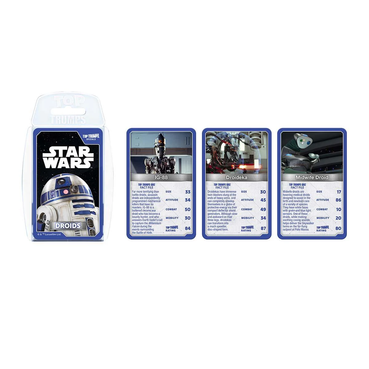 Star Wars Droids Top Trumps Card Game - Image 4