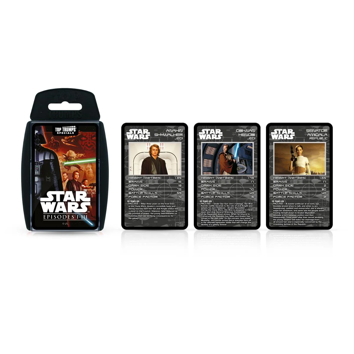 Star Wars Episodes 1-3 Top Trumps Card Game - Image 5
