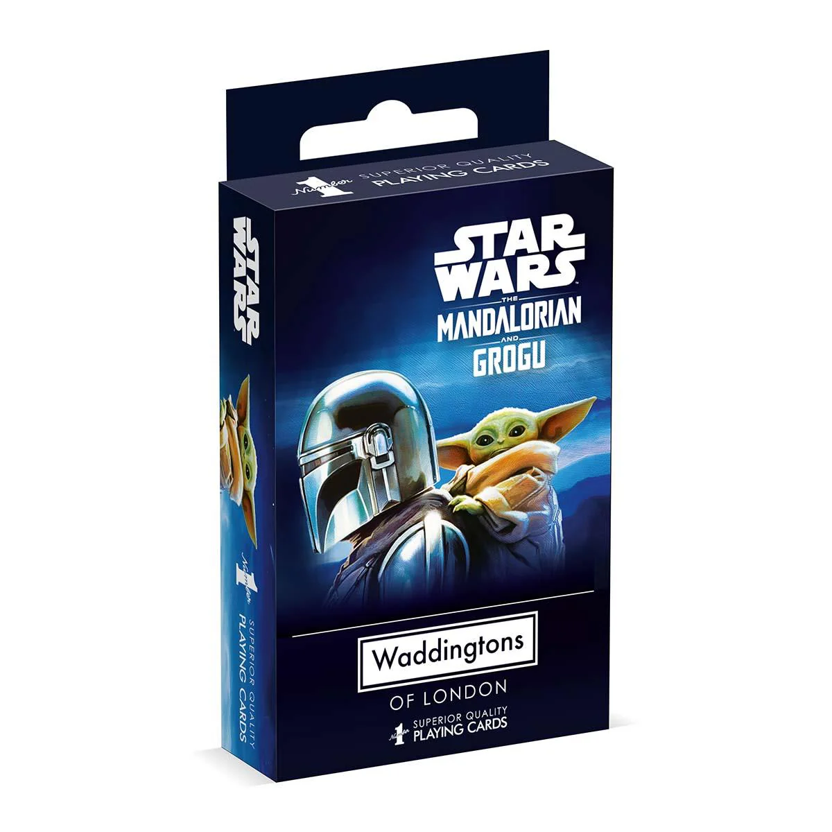 Star Wars Mandalorian & Grogu Waddingtons Number 1 Playing Cards