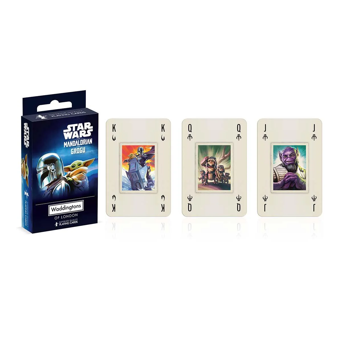 Star Wars Mandalorian & Grogu Waddingtons Number 1 Playing Cards - Image 2