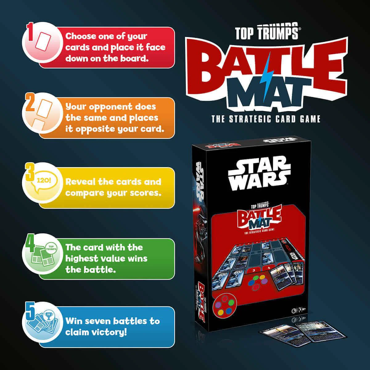 Star Wars Top Trumps Battle Mat Card Game - Image 5