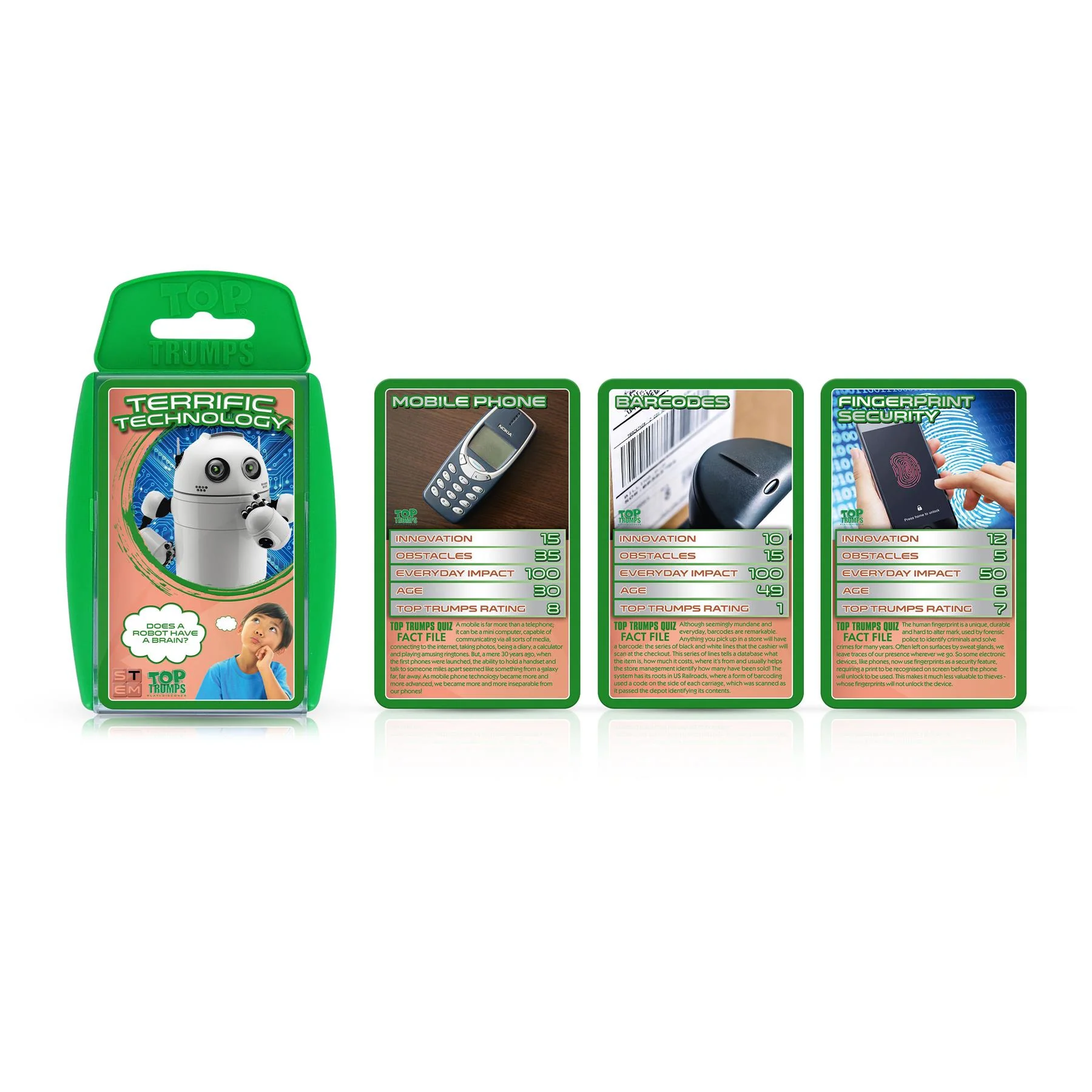 STEM Terrific Technology 21 Top Trumps Card Game - Image 5