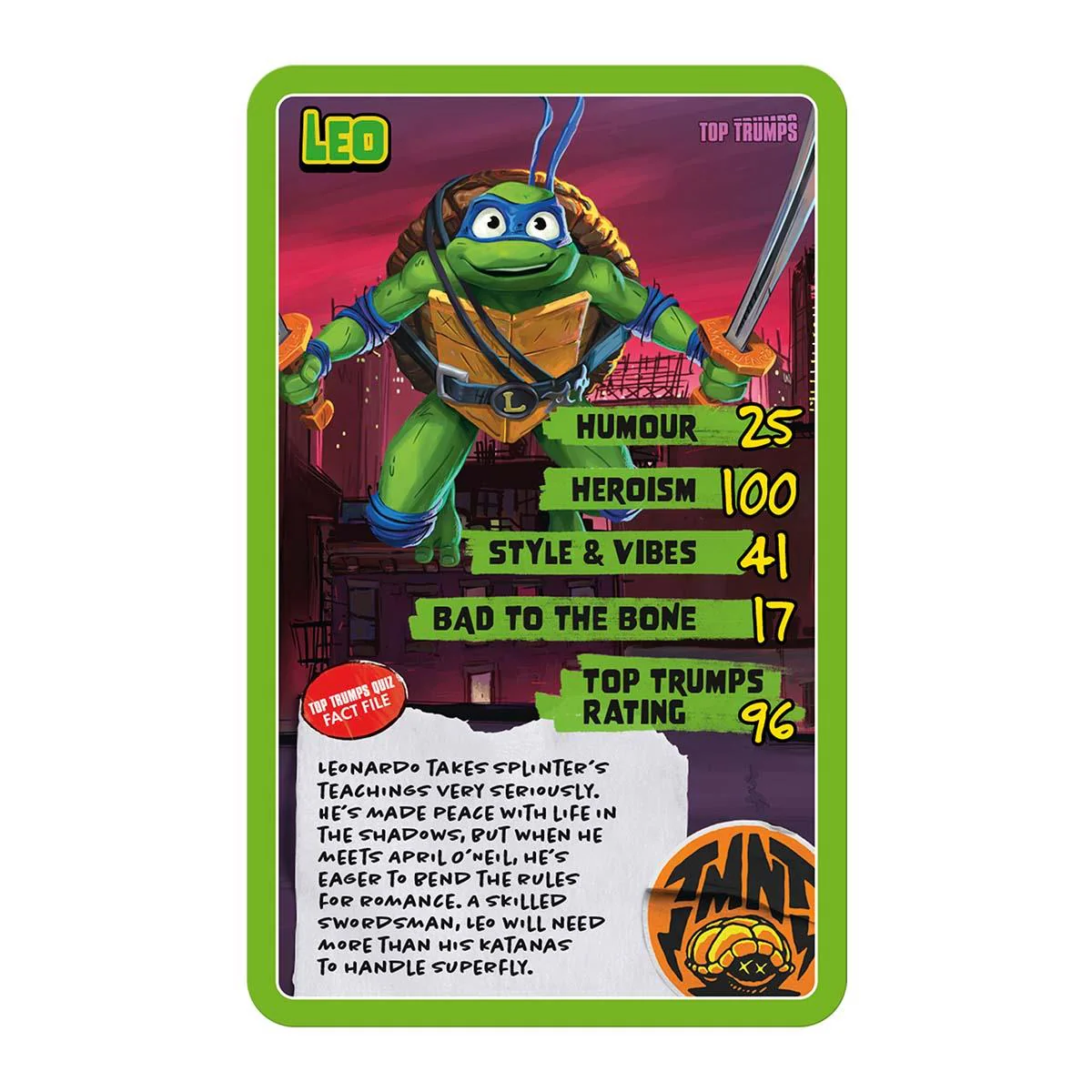 Teenage Mutant Ninja Turtles Top Trumps Card Game - Image 2
