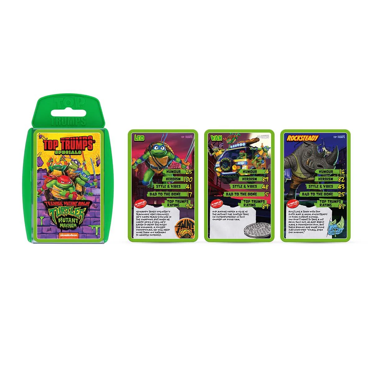 Teenage Mutant Ninja Turtles Top Trumps Card Game - Image 5