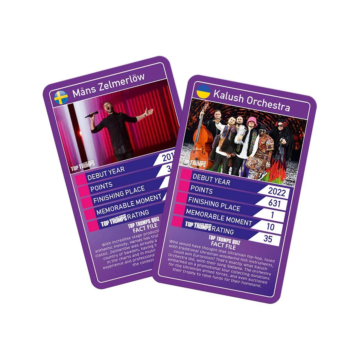 The Independent & Unofficial Guide To Eurovision Top Trumps Card Game - Image 6